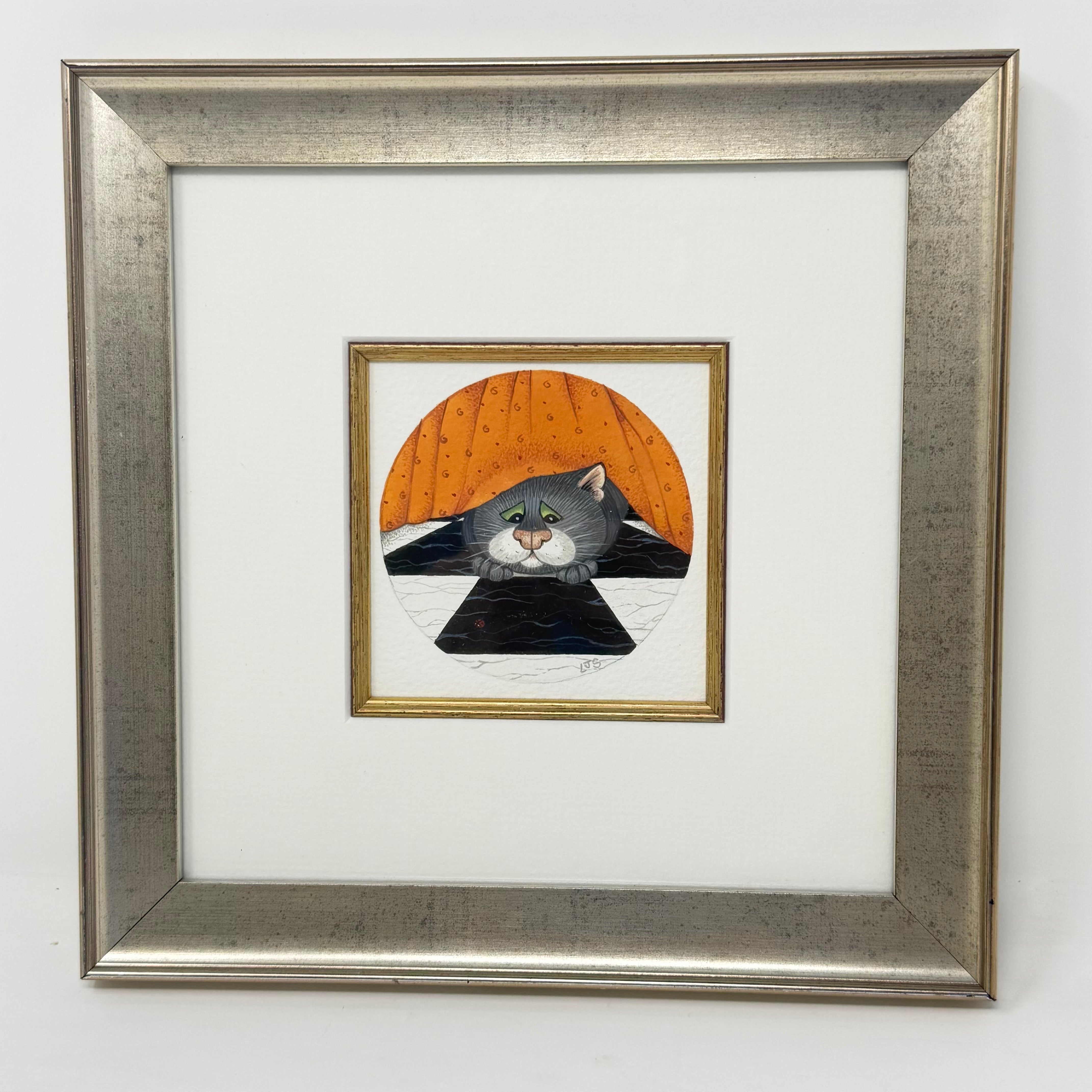 Vintage Linda Jane Smith Original Artwork "Ladybird"
