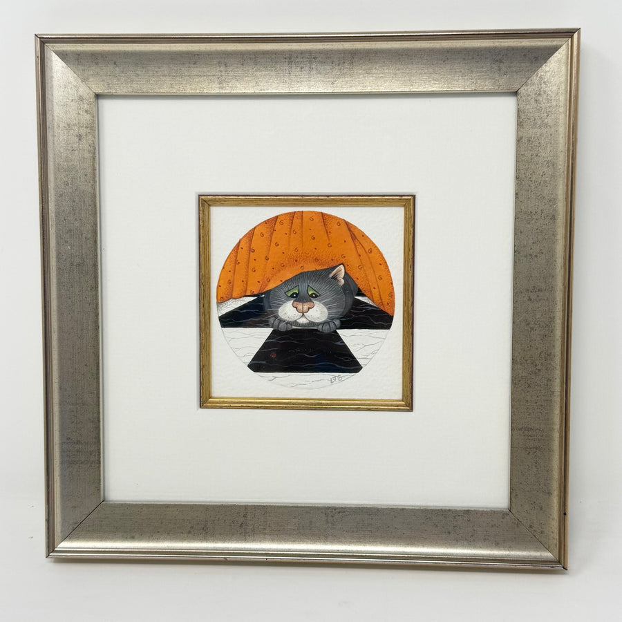 Vintage Linda Jane Smith Original Artwork "Ladybird"