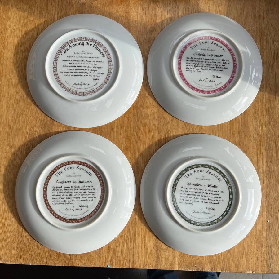 1257 LAI The Four Seasons Plates