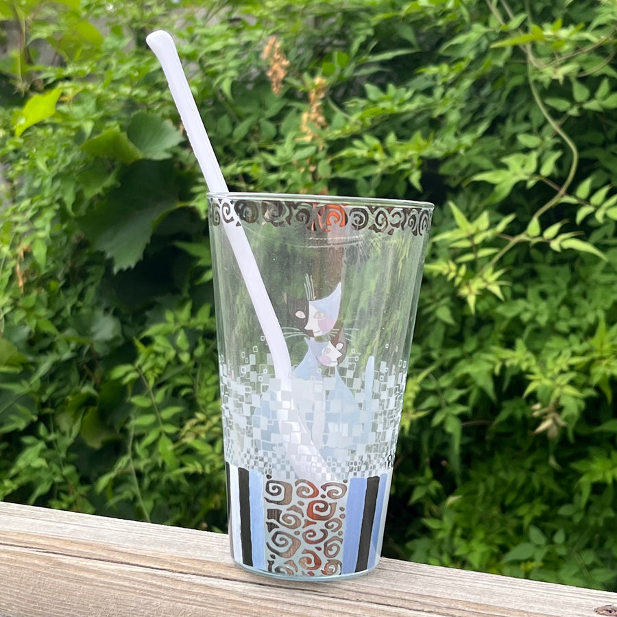 Vintage Rosina Wachtmeister Glass & Spoon Nico e Nicola