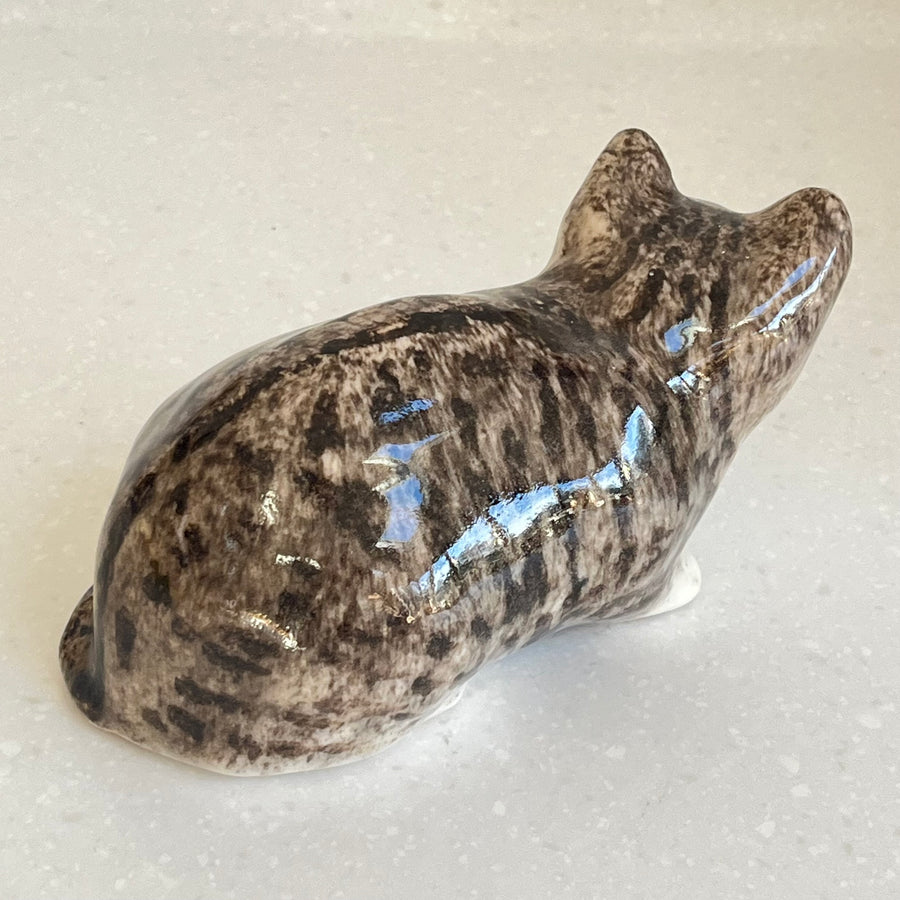 Winstanley Crouching Tabby and White Cat - Size 2