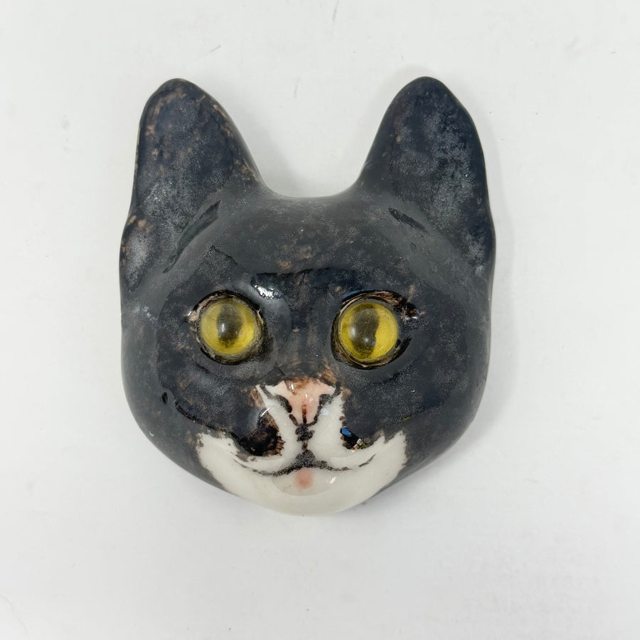 Winstanley Black & White Cat Plaque - Size 1