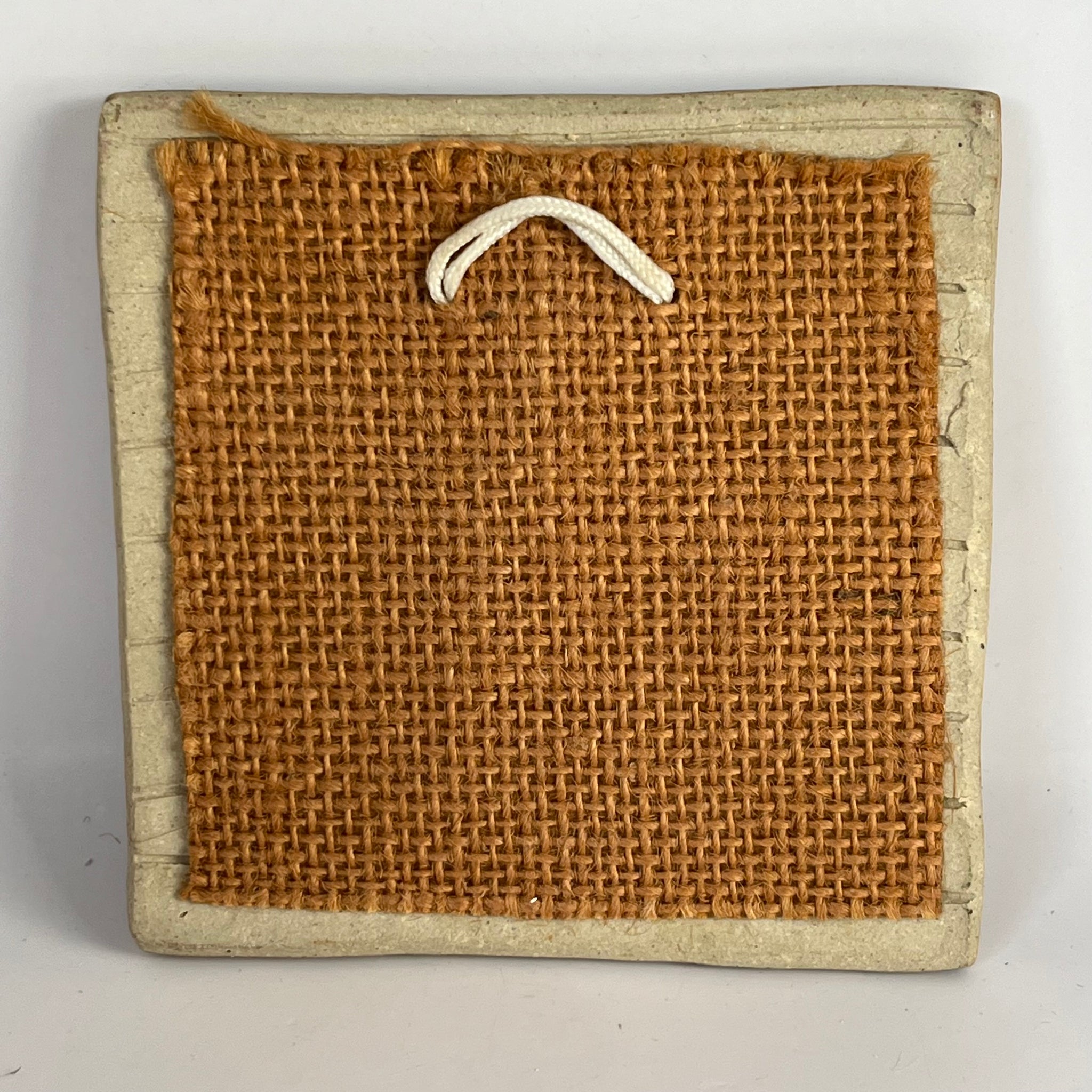 Vintage Studio Pottery Wall Hanging Tile by Maria Guerton