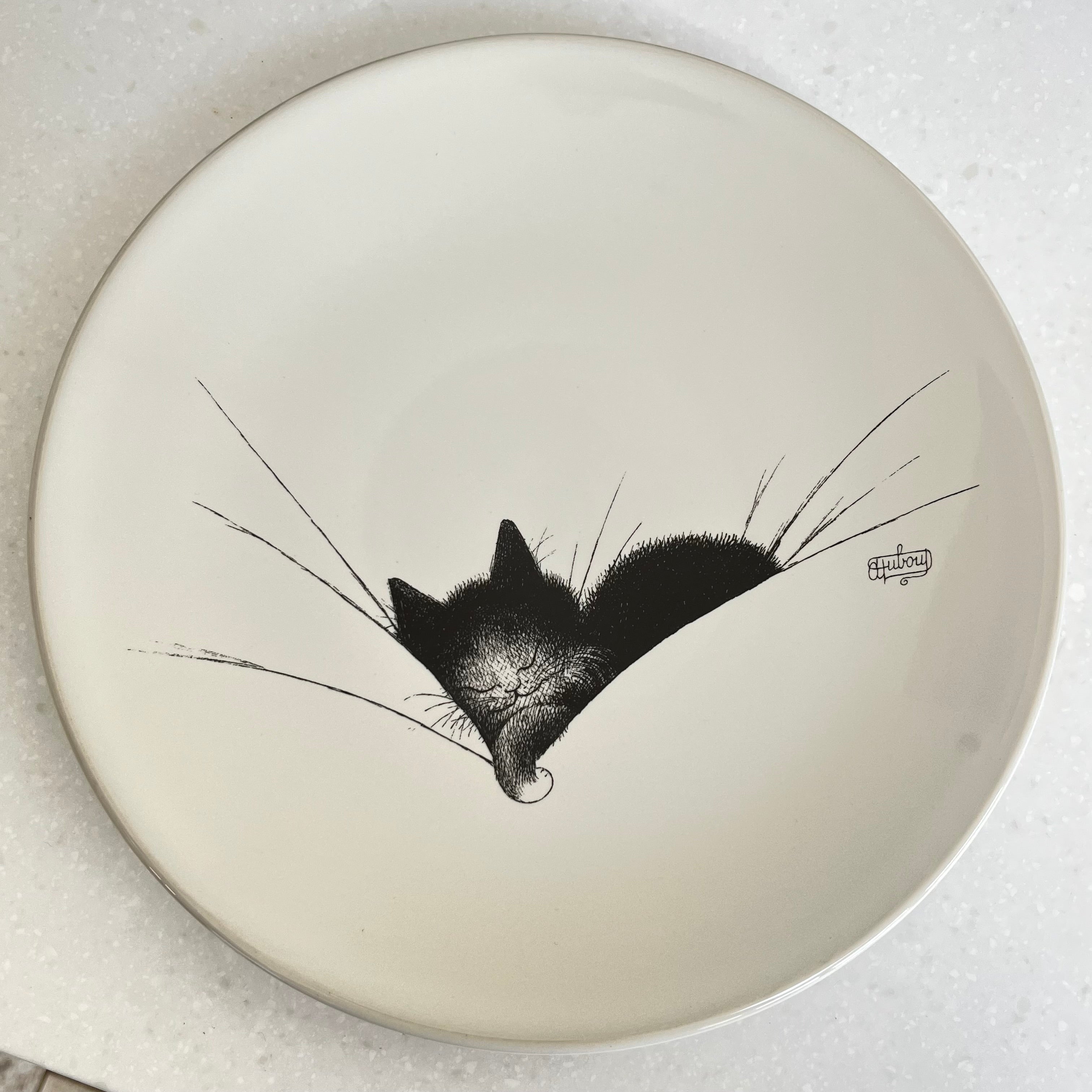 Vintage Dubout Dinner Plate 2000 Sleepy Head, Editions Clouet