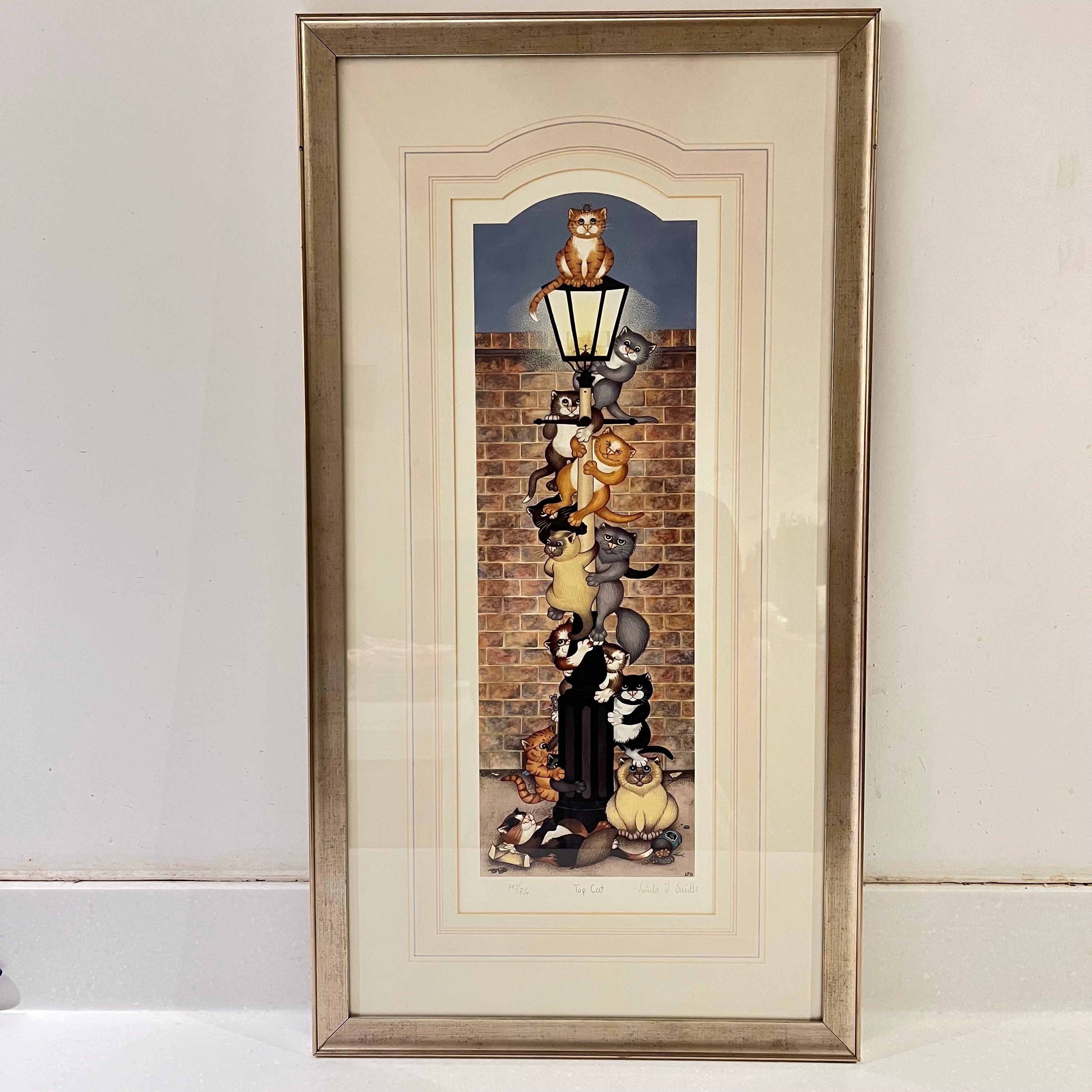 Top Cat, Vintage Linda Jane Smith Framed Limited Edition Print