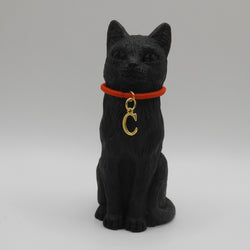 8cm Original Lucky Cat with Initial C Charm