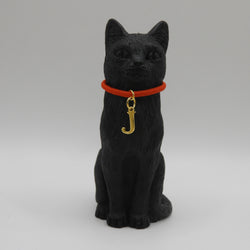8cm Original Lucky Cat with Initial J Charm