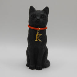 8cm Original Lucky Cat with Initial K Charm