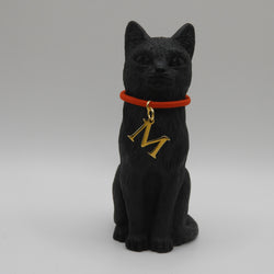 8cm Original Lucky Cat with Initial M Charm