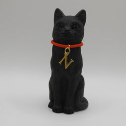 8cm Original Lucky Cat with Initial N Charm