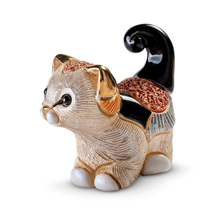 Miniature Calico Kitten by De Rosa