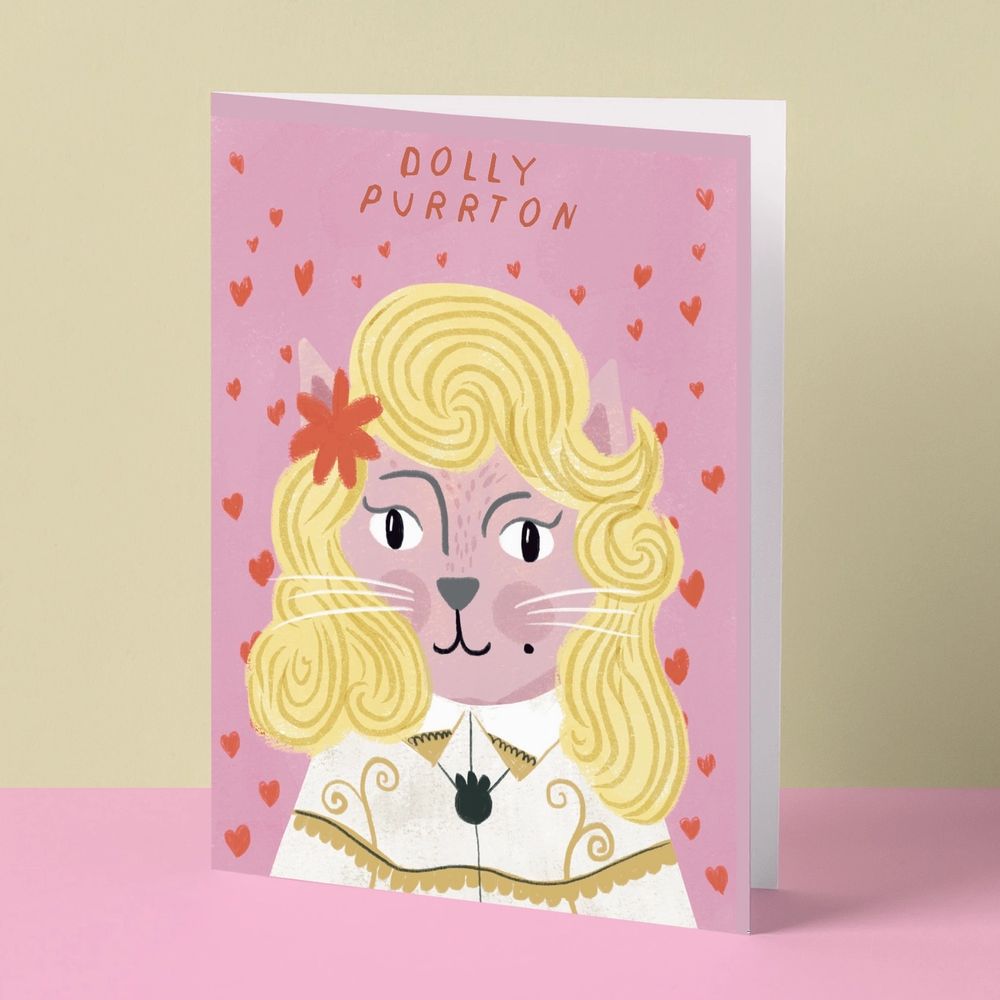 Dolly Pawton Musician Art Card