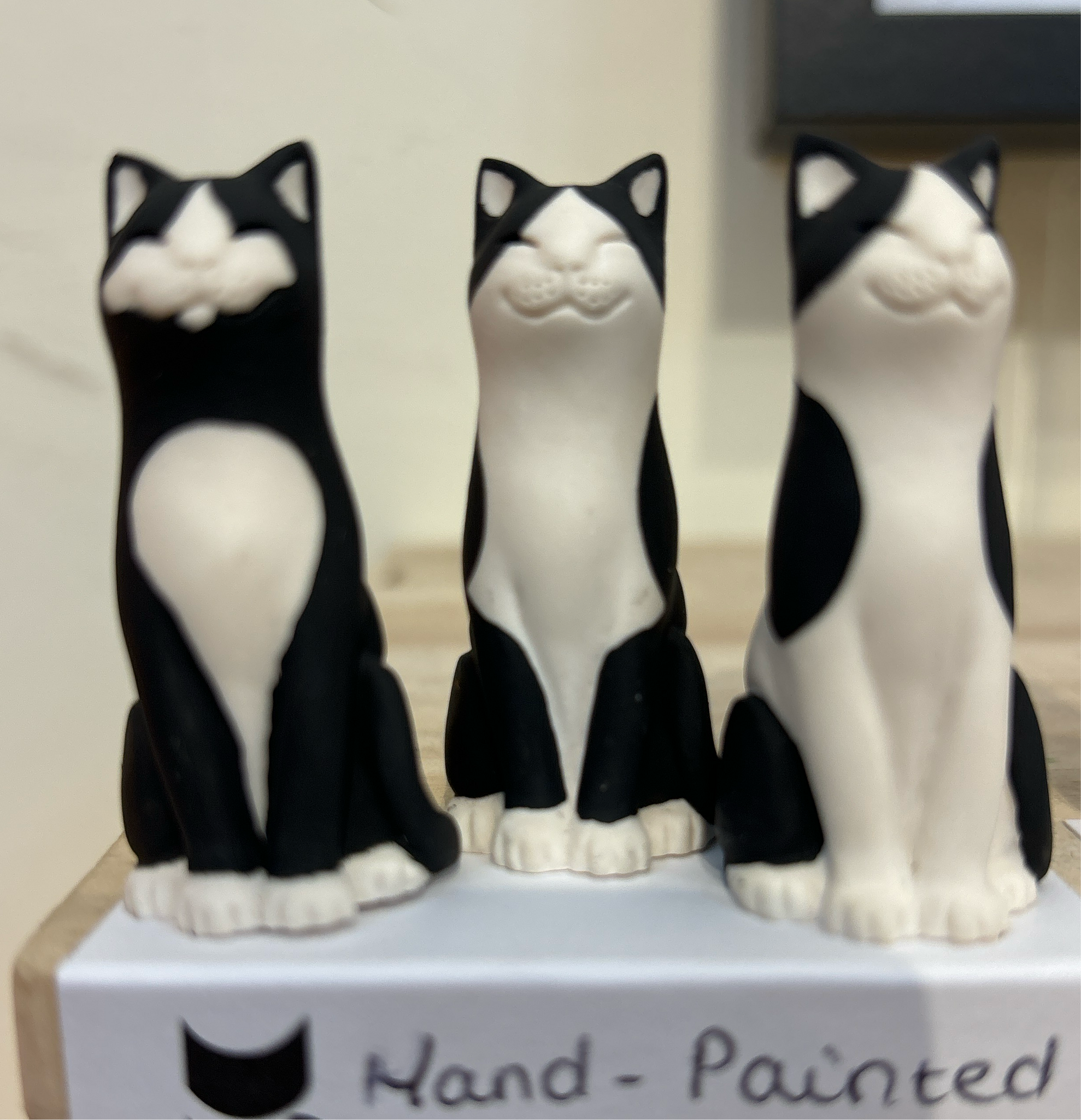 Hand-Painted Tuxedo Original Lucky Cat
