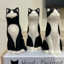 Hand-Painted Tuxedo Original Lucky Cat
