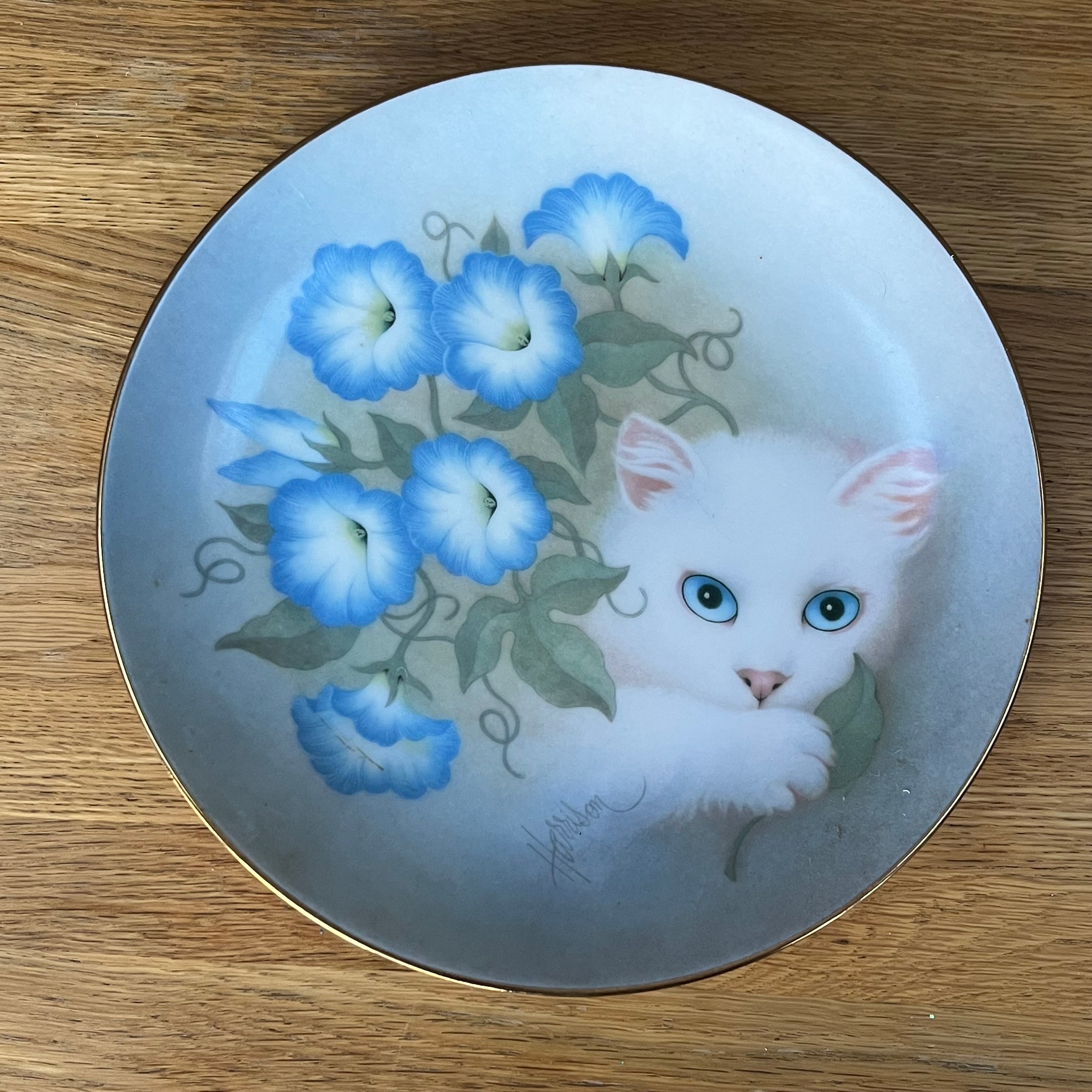 Vintage Plate Morning Glories by The Hamilton Collection