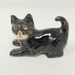 Winstanley Black & White Cat Laying - Size 1