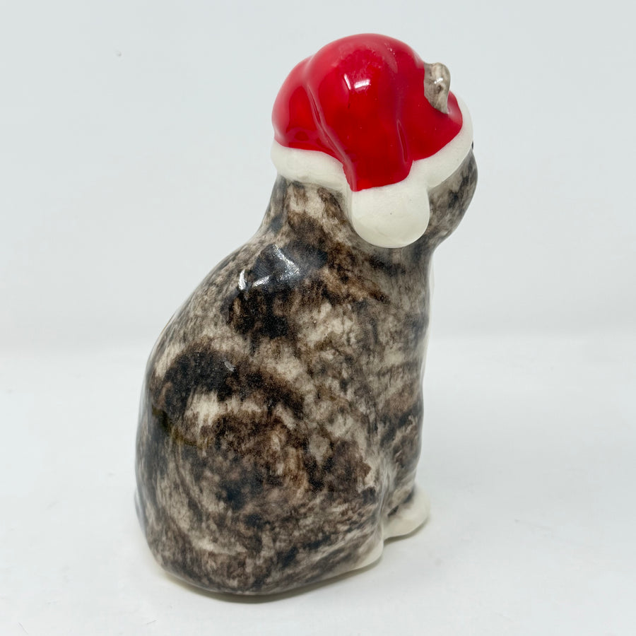 Winstanley Tabby Cat Santa Hat Size 2