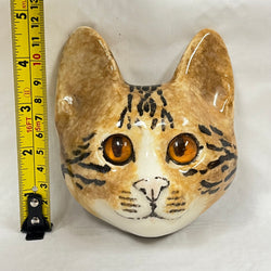 Winstanley Ginger/Brown Cat Plaque - Size 2