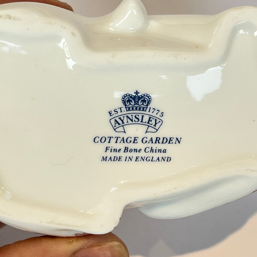 Vintage Aynsley Cottage Garden Trinket Pot