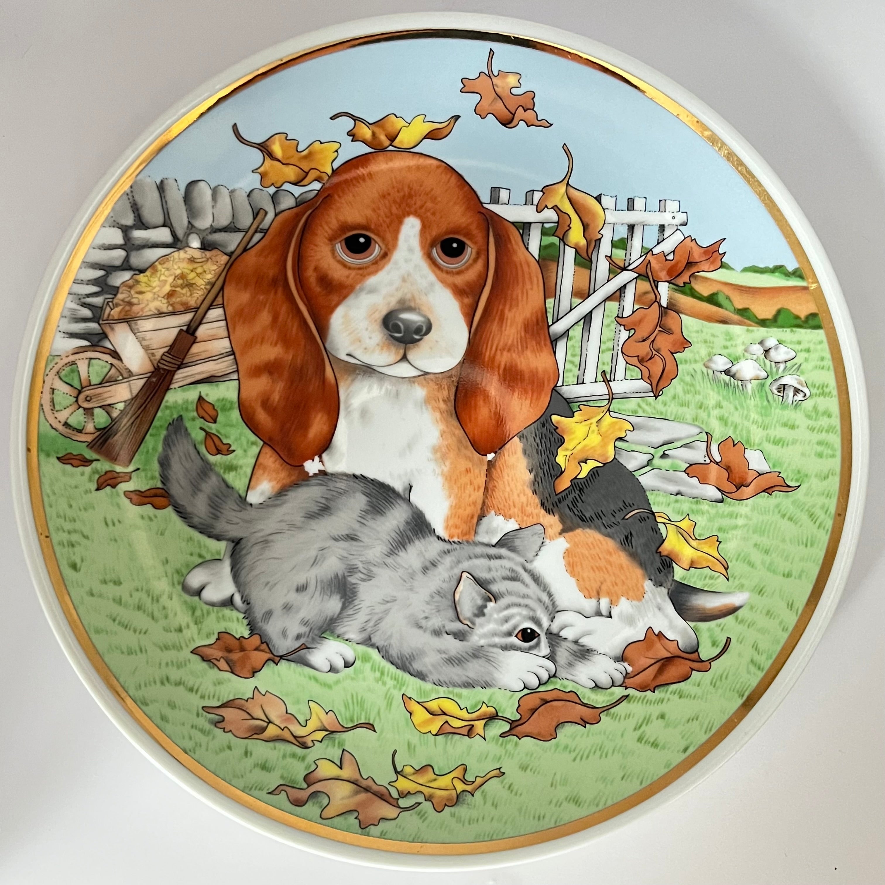 Vintage Plate for Autumn by Avon