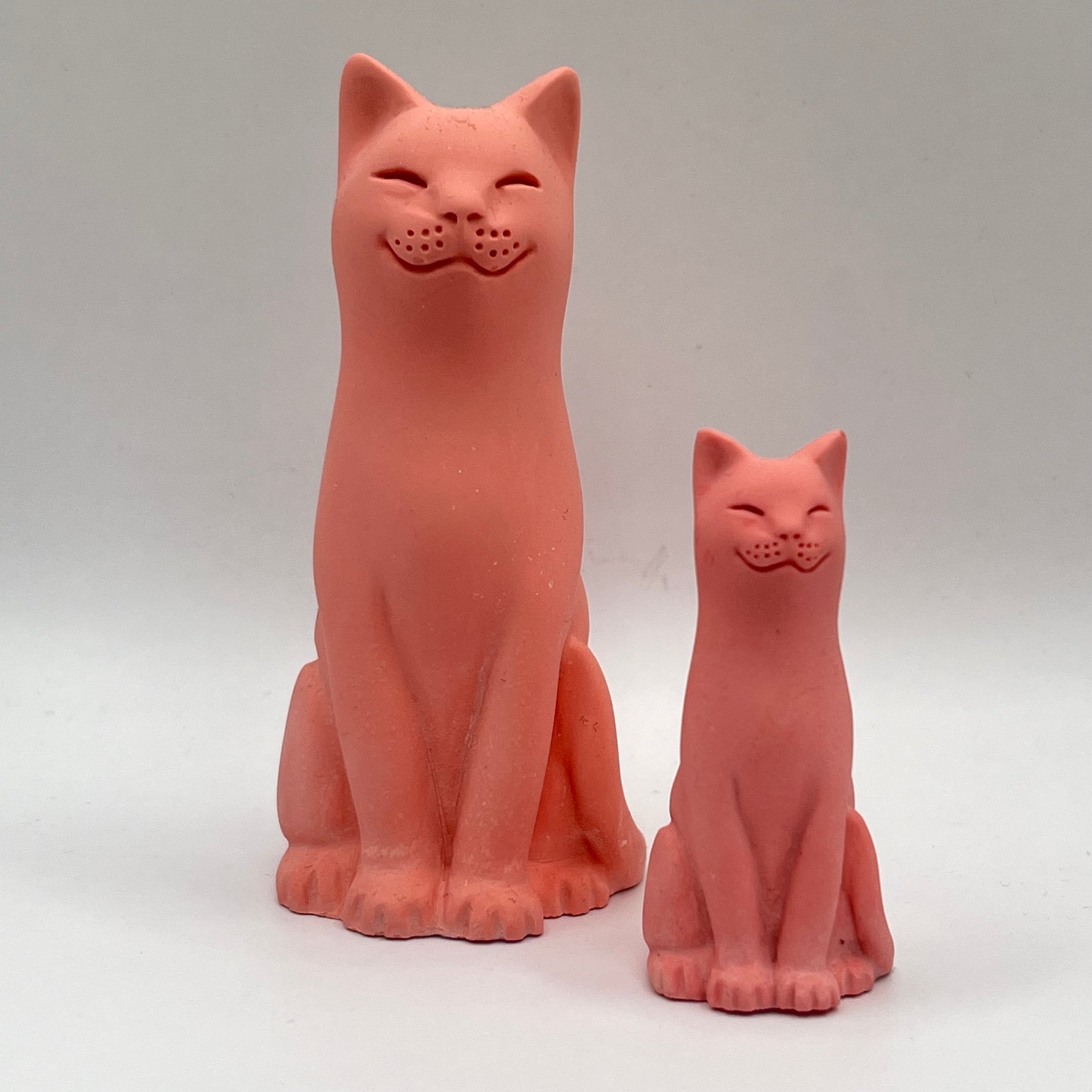 Red Pastel Original Lucky Cat