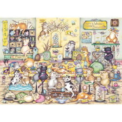 Crazy Cats Easter Eggstravaganza 1000 Piece Jigsaw