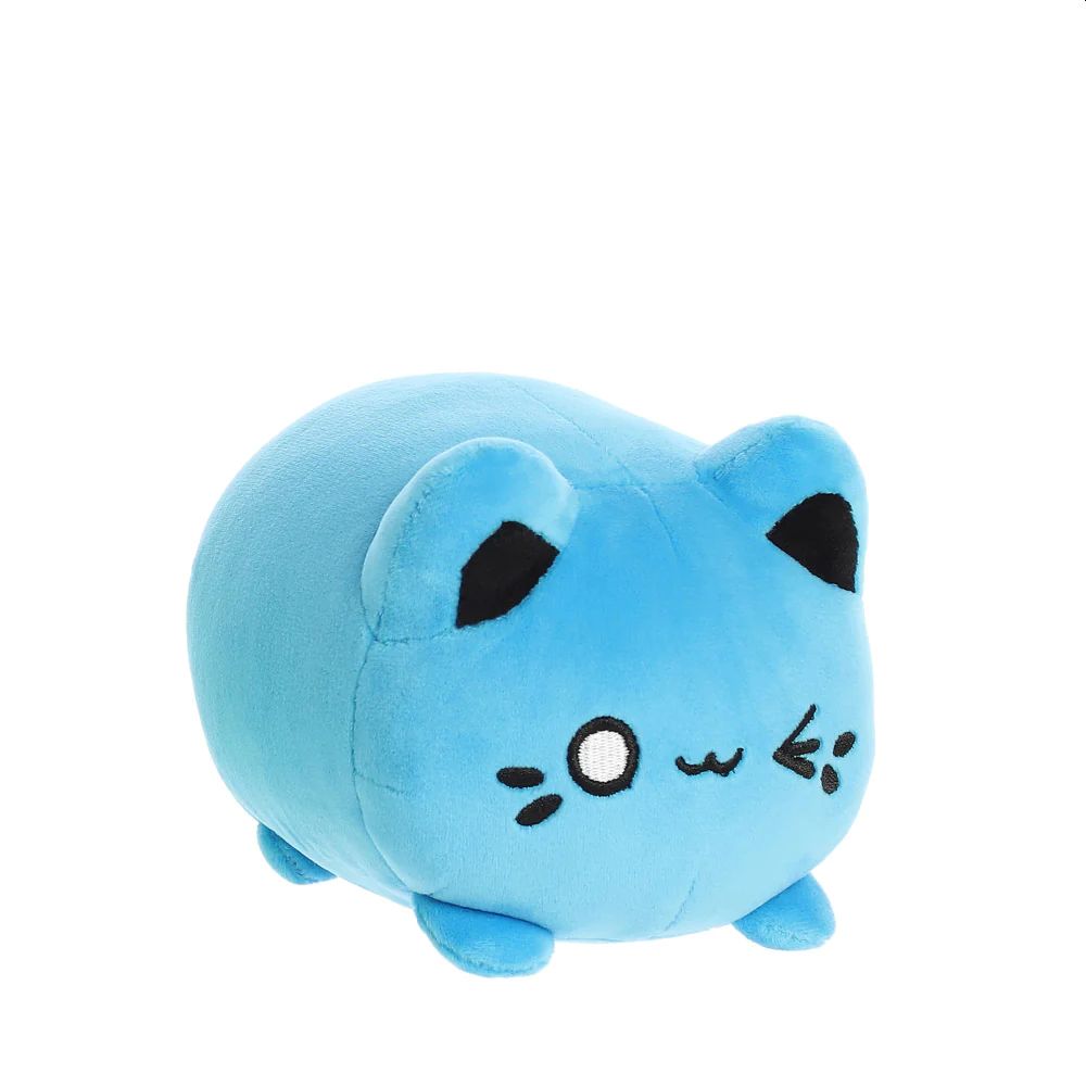 Tasty Peach Electric Blue Meowchi Soft Toy, The Cat Gallery