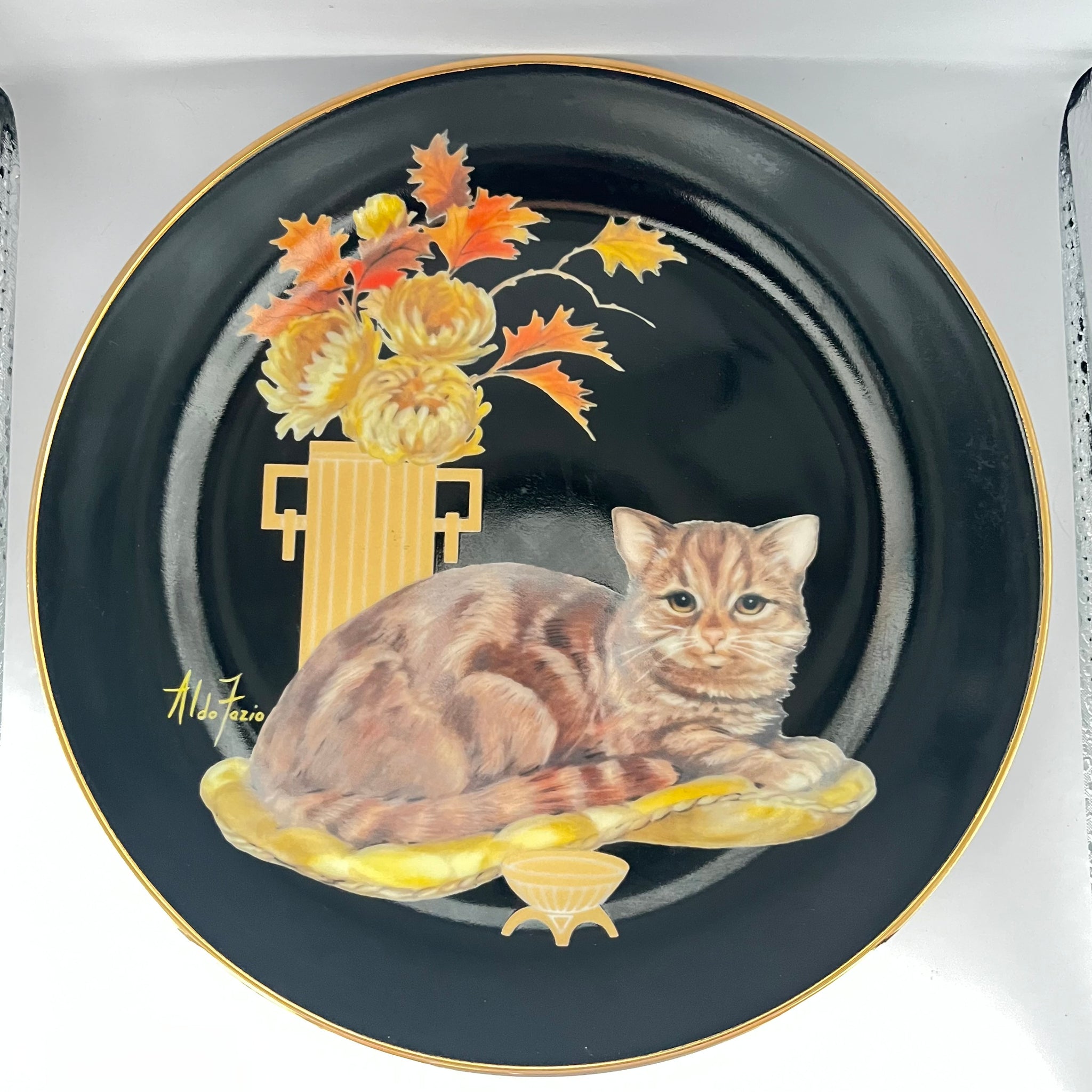 Vintage Sophisticated Ladies Set of 6 Plates by Bradex / Aldo Fazio