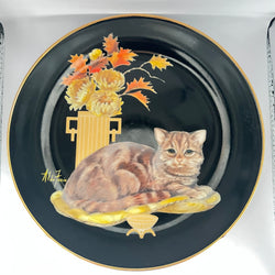 Vintage Sophisticated Ladies Set of 6 Plates by Bradex / Aldo Fazio