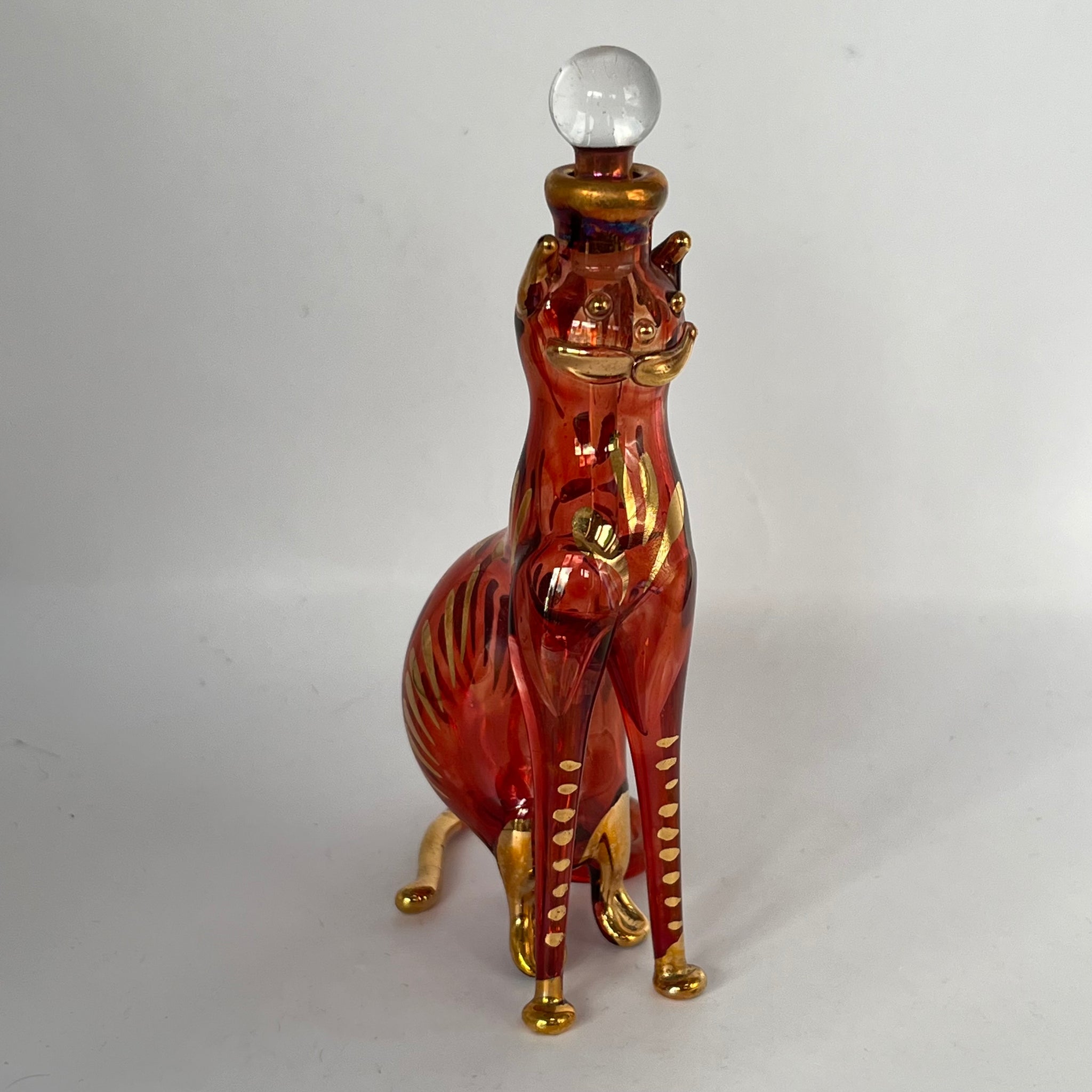 Vintage 20th Century Perfume Bottle Likely Egyptian