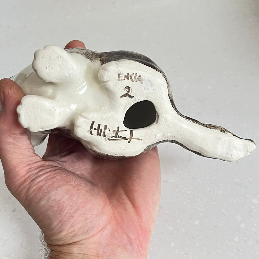 Winstanley Grey Cat with Green Eyes - Size 2