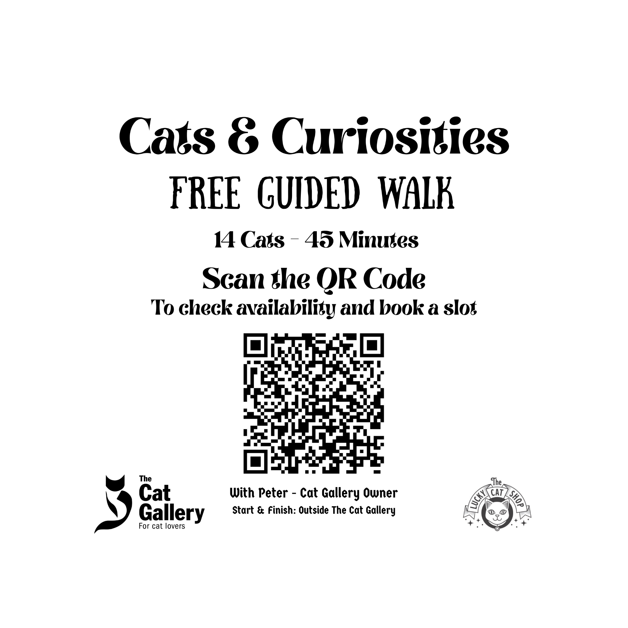 Cats & Curiosities FREE Guided Walk