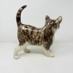 Winstanley Grey & White Cat Standing - Size 6
