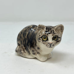 Winstanley Grey Tabby Cat Crouching - Size 1