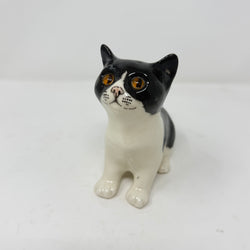 Winstanley Black and White Cat Standing Size 2