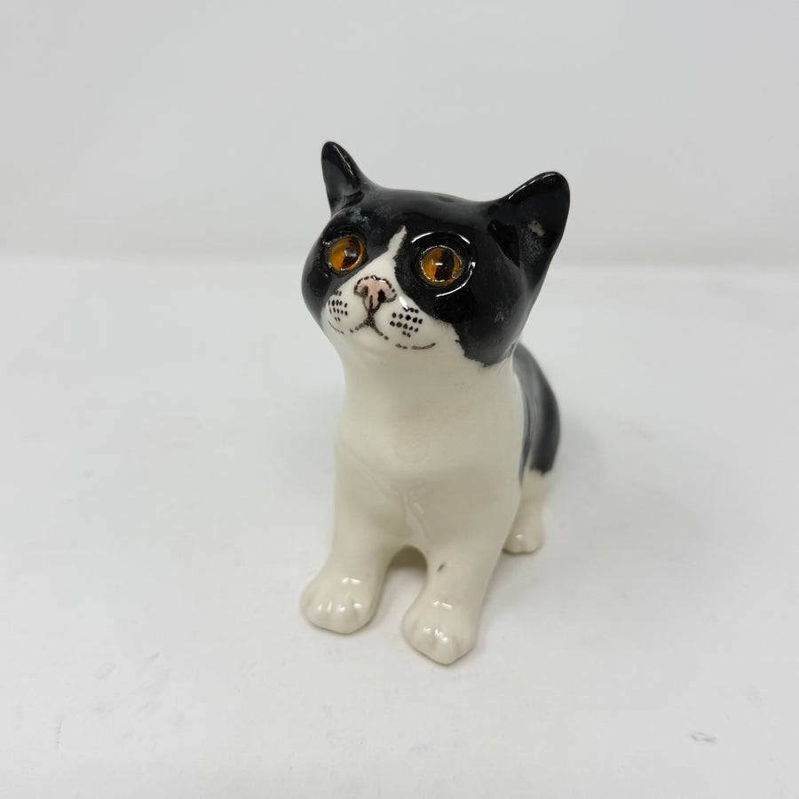 Winstanley Black and White Cat Standing Size 2