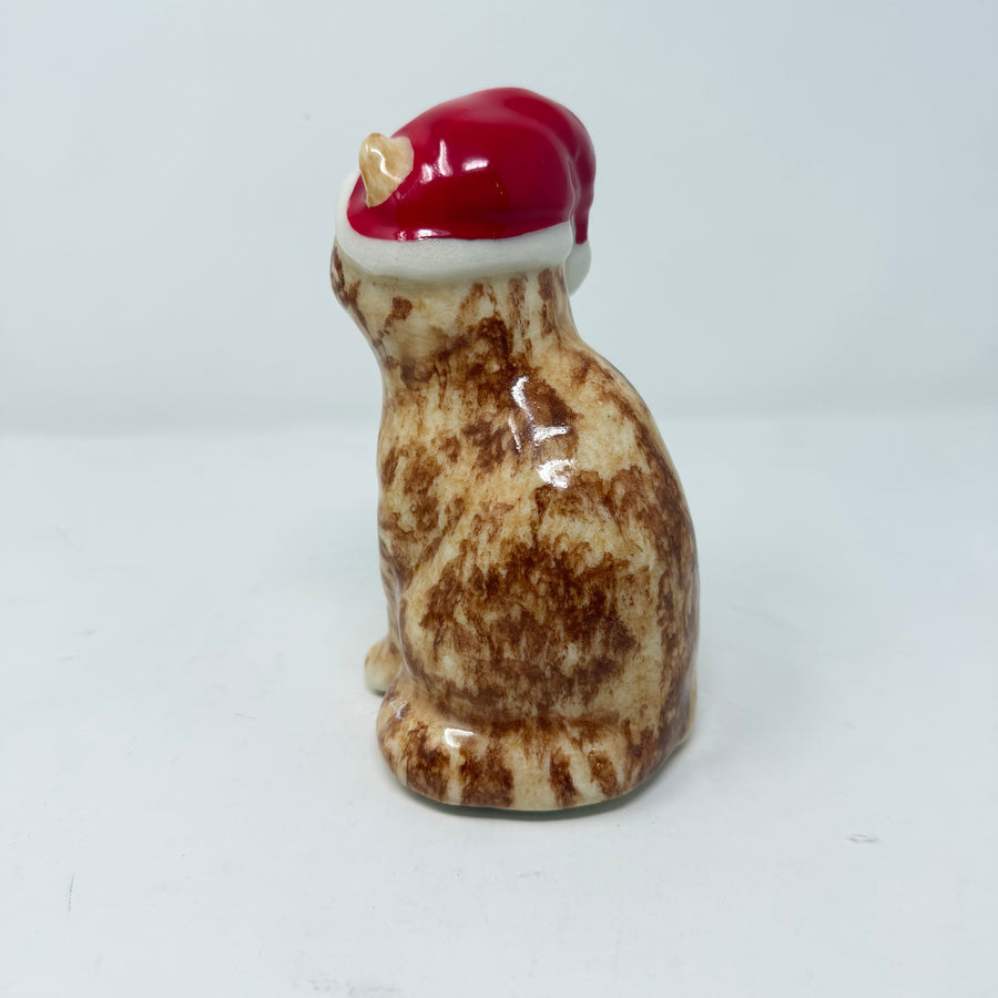 Winstanley Ginger Cat Santa Hat Size 2