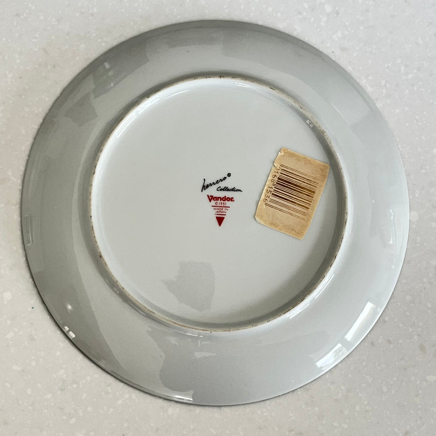 Vintage Tabby Cat Meets Duck Friend Lowell Herrero Collectable Plate