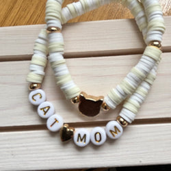 Cat Mom Rubber Bracelet