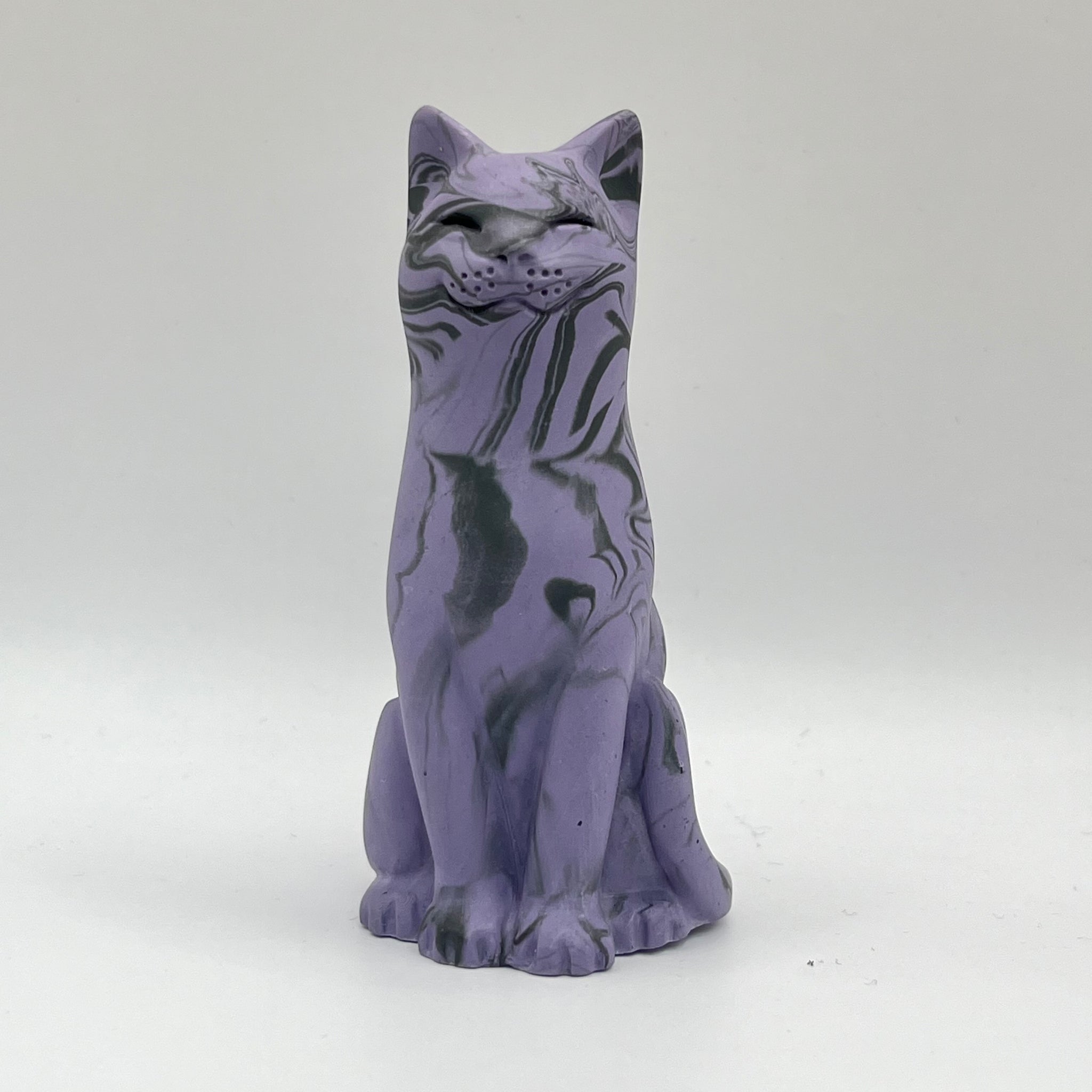 Lavender & Black Original Lucky Cat
