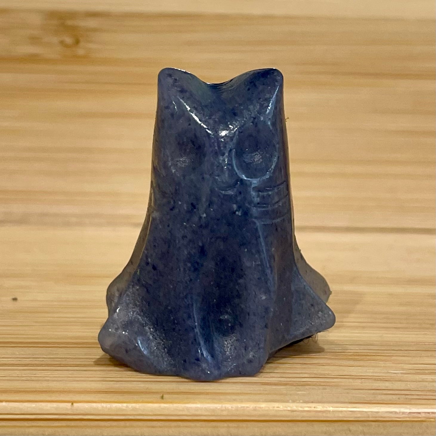 Blue Aventurine Gemstone Ghost Cat September Birthstone