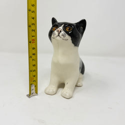 Winstanley Black and White Cat Standing Size 2