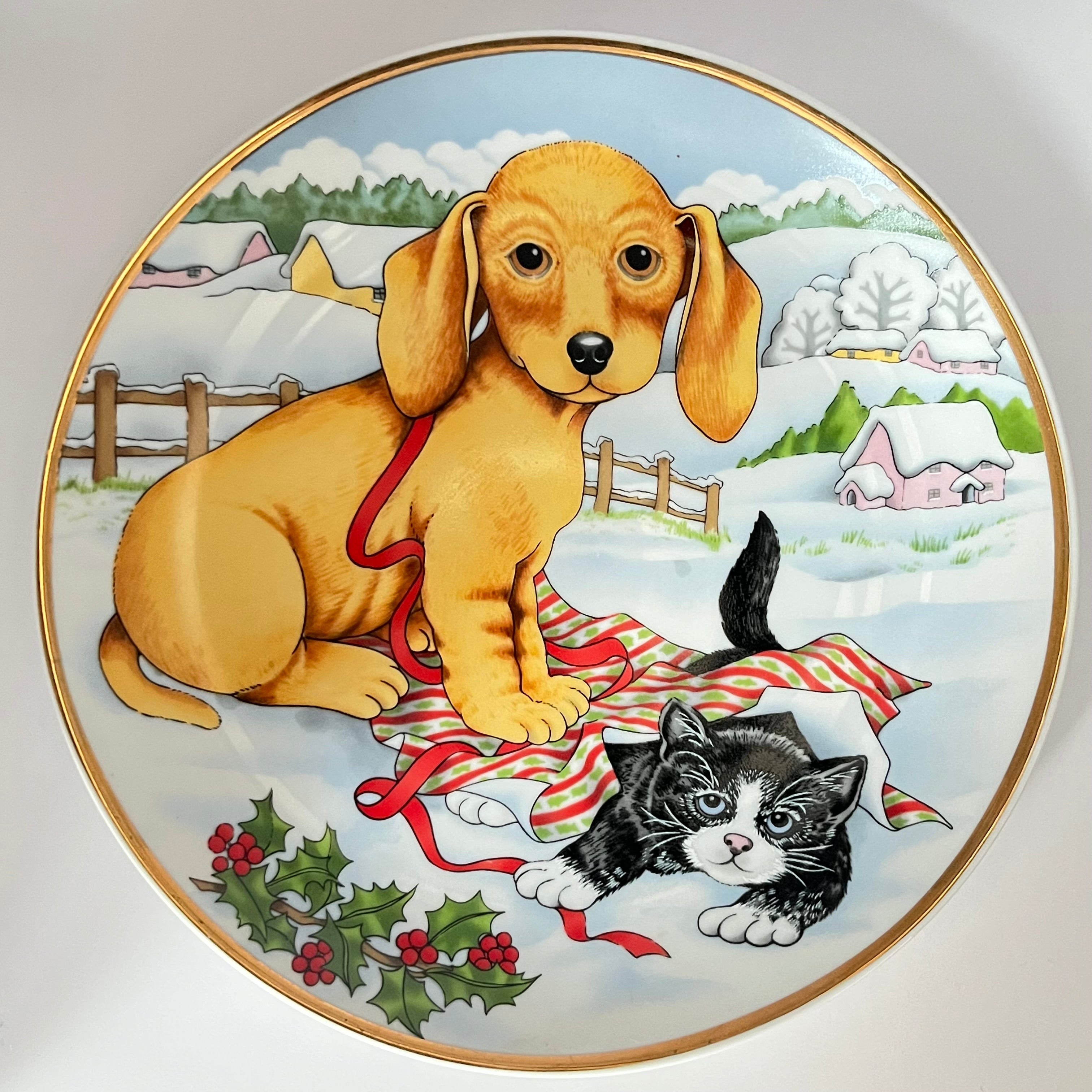 Vintage Plate for Winter by Avon