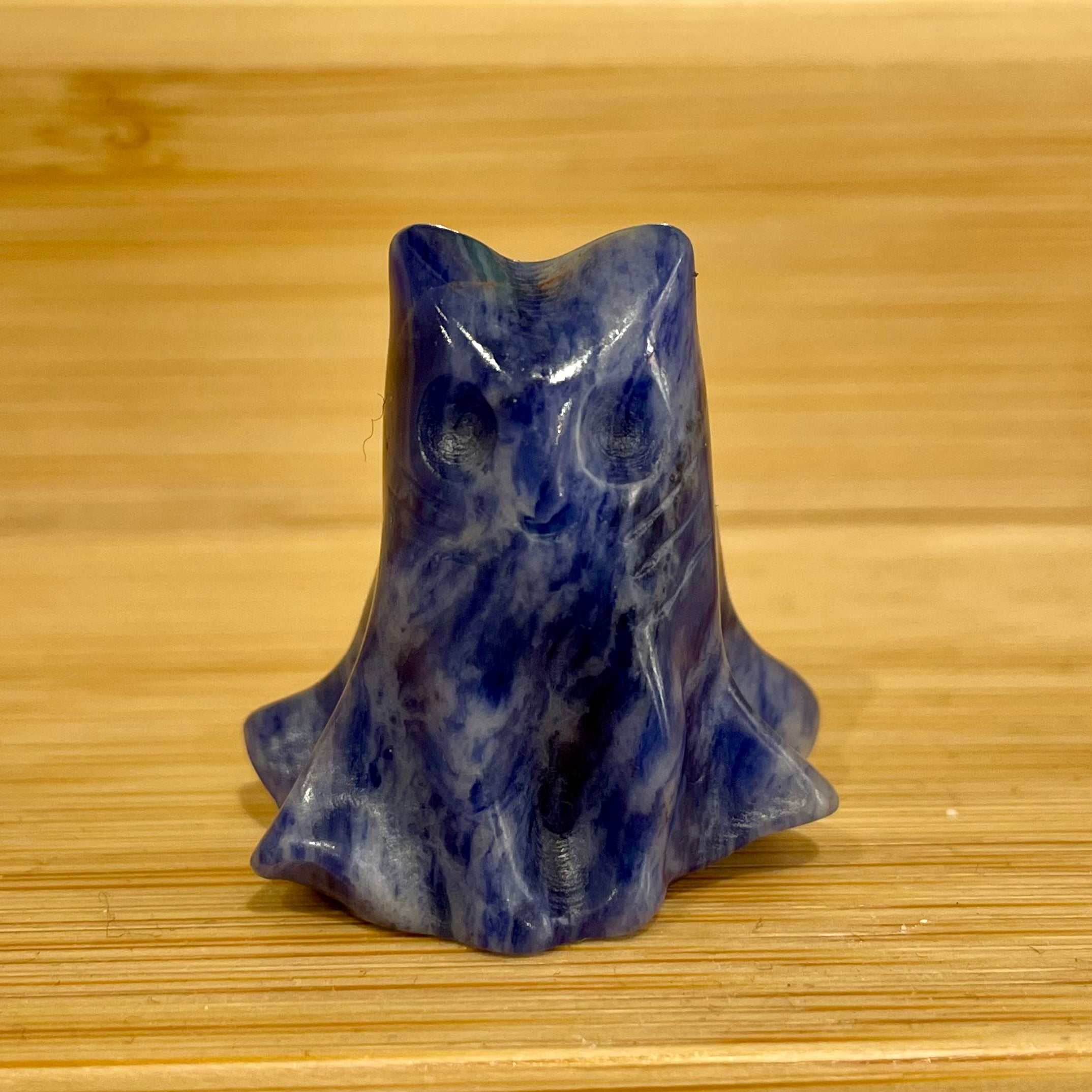 Sodalite Gemstone Ghost Cat December Birthstone