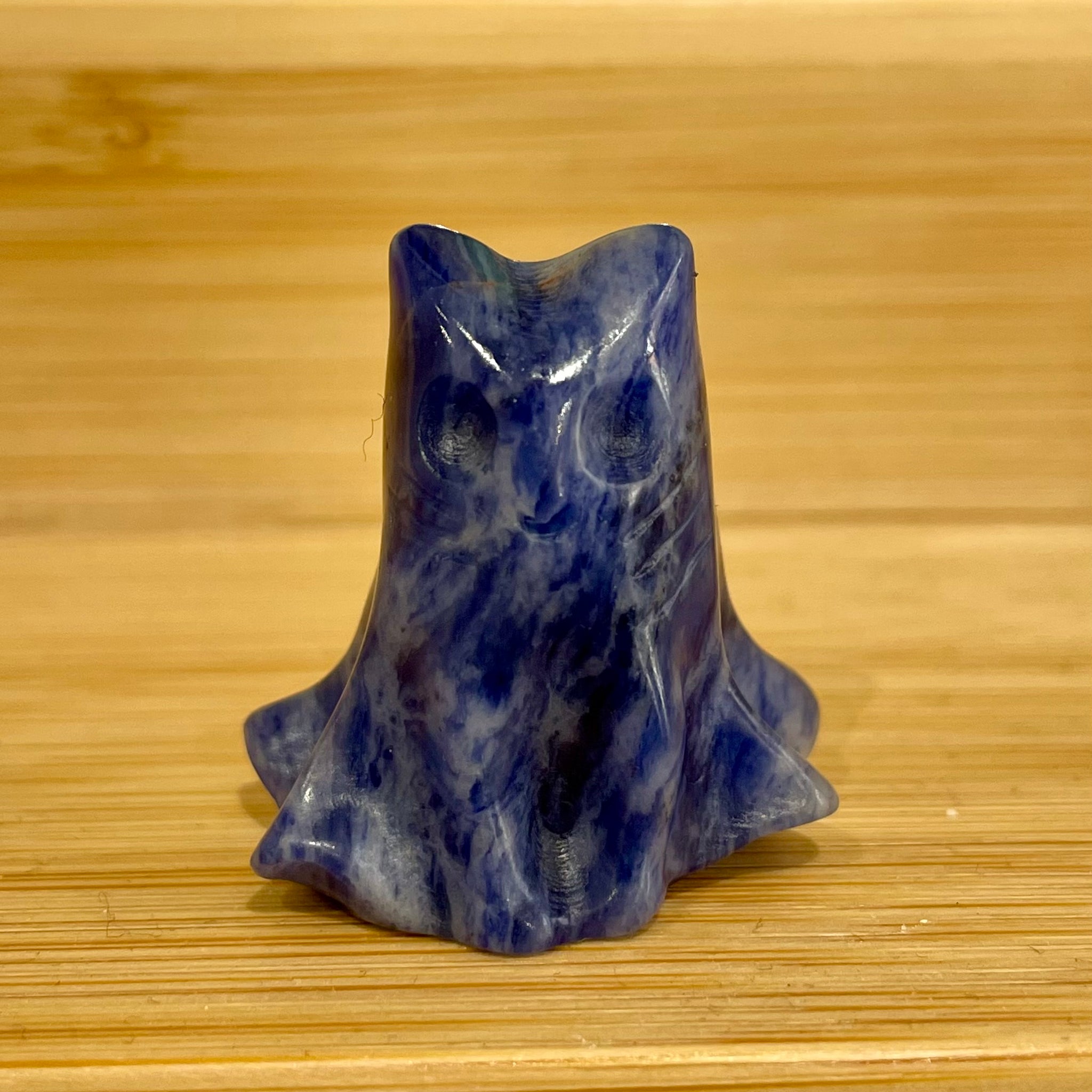 Sodalite Gemstone Ghost Cat December Birthstone