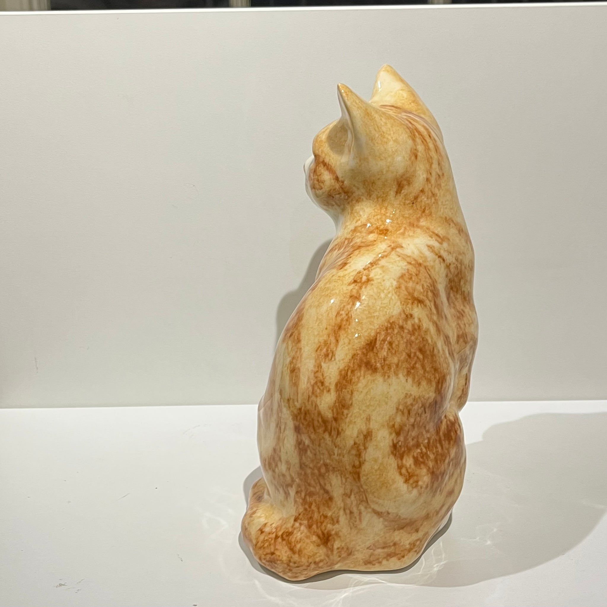 Long Haired Ginger & White Winstanley Cat - Size 4