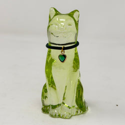 August Lucky Glass Cat