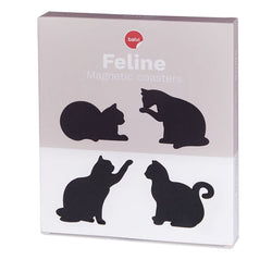 Black Cats Magnetic Coaster Pack