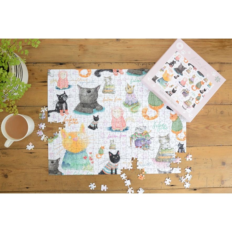 Feline Fine 500 Piece Jigsaw