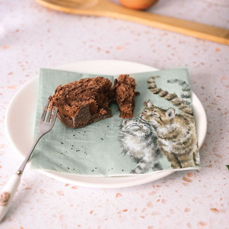 Feline Fine Wrendale Cat Napkins